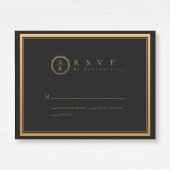 Classic Simple Elegance RSVP Karte