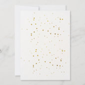 Classic Simple Elegantes Weihnachts-Party Einladung (Rückseite)