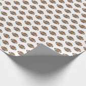 Classic Simple Football Geschenkpapier (Ecke)