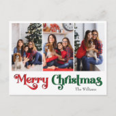 Classic Simple `Frohe Weihnachten Drei Foto (Vorderseite)