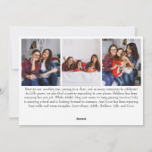 Classic Simple Frohe Weihnachten Sieben Foto (Rückseite)