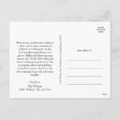 Classic Simple Frohe Weihnachten Volles Foto (Rückseite)