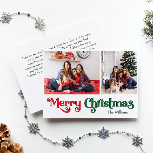 Classic Simple Frohe Weihnachten Zwei Foto