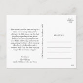 Classic Simple Green frohe Weihnachten Zwei Foto (Rückseite)