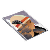 Classic Simple Lines of the Art Deco Era Notizblock (Rechte Seite)