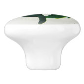 Classic Simple Open Blume Viktorianisch Keramikknauf (Seitenansicht)