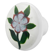 Classic Simple Open Blume Viktorianisch Keramikknauf (Rechts)