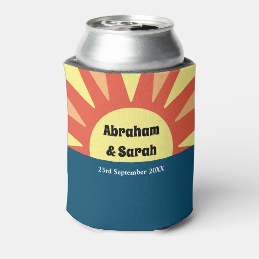 Classic Simple Sunrise Reversible Gastgeschenke Ho Dosenkühler (Kanne Rückseite)