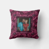 Classic Simple Wedding Throw Kissen (Rückseite)