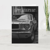 CLASSIC SIVENTIES CAR VATER'S DAY CARD KARTE (Vorderseite)