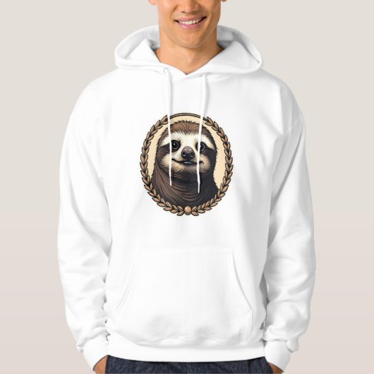 Classic Sloth Engraving Nature Shirt (1) (Vorderseite)