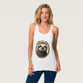 Classic Sloth Engraving Nature Shirt (1) (Vorderseite Vollansicht)