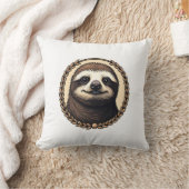Classic Sloth Engraving Nature Shirt (1) Kissen (Decke)