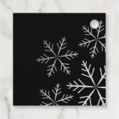 Classic Snowflake Imitate Foil Holiday Geschenk-Ta Geschenkanhänger (Rückseite)