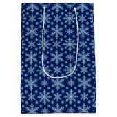 Classic Snowflakes Mittlere Geschenktüte (Rückseite)