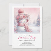 Classic Snowy Forest Kids Digital Download Christm Einladung (Vorderseite)