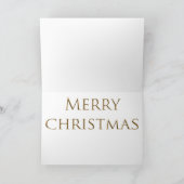 Classic Snowy Santa Reindeer Sleigh Weihnachten (Innenseite)