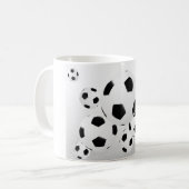 Classic Soccer Football Balls Flying Sports Kaffeetasse (Vorderseite Links)