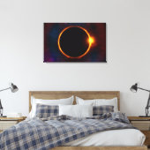 Classic Solar Eclipse Leinwanddruck (Insitu (Schlafzimmer))