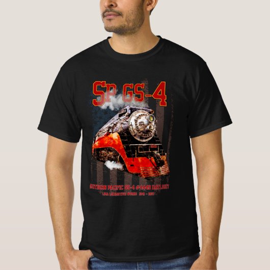 Classic Southern Pacific GS-4 Dampflokomotive T-Shirt (Vorderseite)