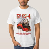 Classic Southern Pacific GS-4 Dampflokomotive T-Shirt (Vorderseite)