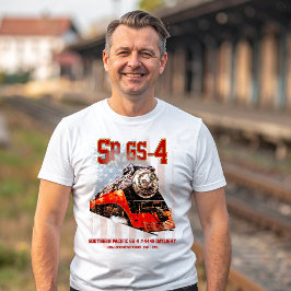Classic Southern Pacific GS-4 Dampflokomotive T-Shirt