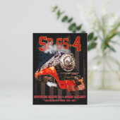 Classic Southern Pacific GS-4 Steam Locomotive Postkarte (Stehend Vorderseite)