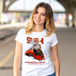 Classic Southern Pacific GS-4 Steam Locomotive T-Shirt