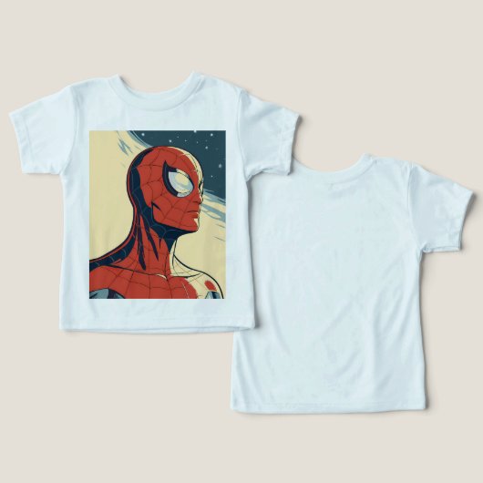 Classic Spider-Man with Dynamic Cosmic Background (Design Vorderseite & Rückseite)