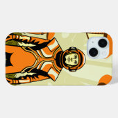 Classic Spider-Man with Dynamic Cosmic Background Case-Mate iPhone Hülle (Rückseite (Horizontal))