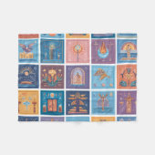 Classic Spider-Man with Dynamic Cosmic Background Fleecedecke (Vorderseite (Horizontal))