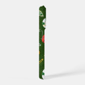 Classic Spider-Man with Dynamic Cosmic Background iPhone Hülle (Rechte Seite)