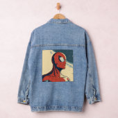 Classic Spider-Man with Dynamic Cosmic Background Jeansjacke (Hangar)
