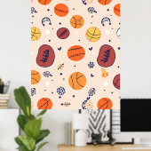 Classic Spider-Man with Dynamic Cosmic Background Poster (Heimbüro)