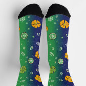 Classic Spider-Man with Dynamic Cosmic Background Socken (Oben)