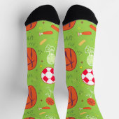 Classic Spider-Man with Dynamic Cosmic Background Socken (Oben)