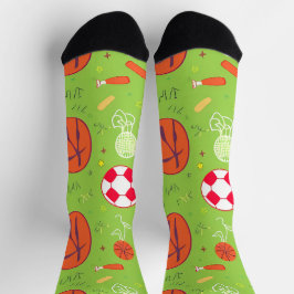 Classic Spider-Man with Dynamic Cosmic Background Socken