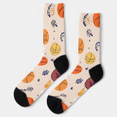 Classic Spider-Man with Dynamic Cosmic Background Socken (Linkes Detail)