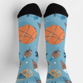 Classic Spider-Man with Dynamic Cosmic Background Socken