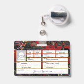 Classic Sports Car Abzeichen Ausweis (Rückseite mit einziehbar)