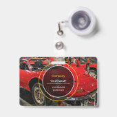 Classic Sports Car Abzeichen Ausweis (Vorderseite mit einziehbar)