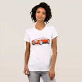 Classic Sports Car Womens T - Shirt (Vorne ganz)
