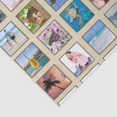 Classic Square Frame Foto Collage Seidenpapier (Ausschnitt)