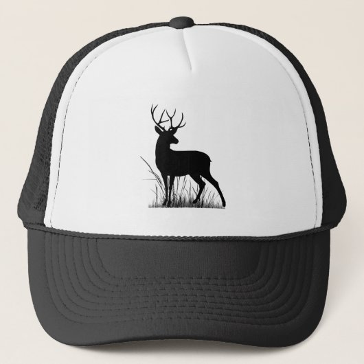 Classic Stag Deer Junter Jagd Tier Wildlife Truckerkappe (Vorderseite)