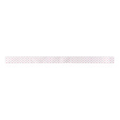 Classic Stars Fuchsia Pink - White Satinband (Vorderseite)