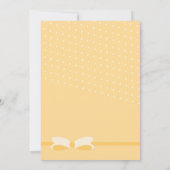 Classic Stork Baby Shower Einladung (Rückseite)