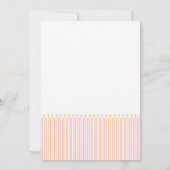 Classic Stork Baby Shower Einladung (Rückseite)