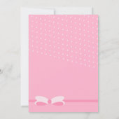 Classic Stork Baby Shower Einladung (Rückseite)