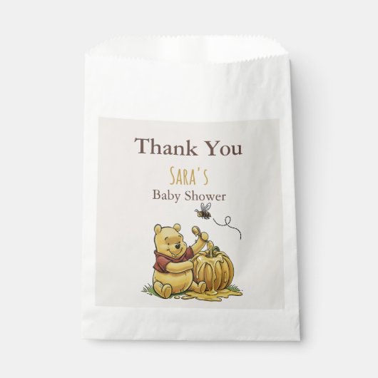 Classic Storybook Bear Baby Shower Fevor Bag Geschenktütchen (Vorderseite)