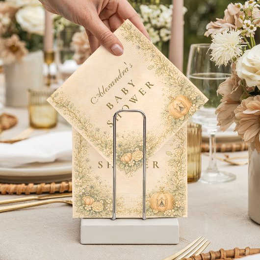 Classic Storybook Elegance Baby Shower Serviette